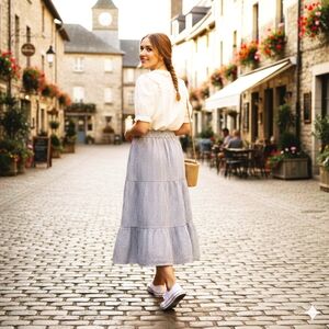 Talbots, Excellent Condition, Striped, Pockets, Cottagecore, Preppy.